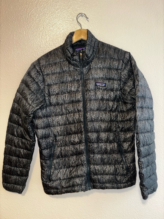 Patagonia Other - Patagonia Down Sweater Puffer Jacket Mens S Trees Reflection Forestland Y2K Coat